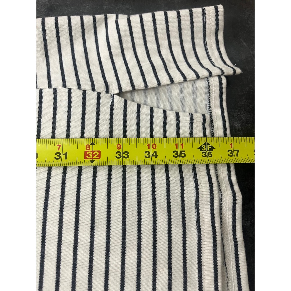 Buffalo David Bitton T-Shirt Dress Medium Stripe NWT Slit Hem Preppy Nautical - Picture 4 of 7